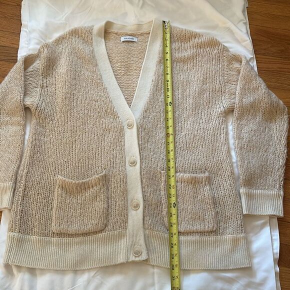 NAADAM grandfather cardigan sweater women’s XL - Picture 6 of 11
